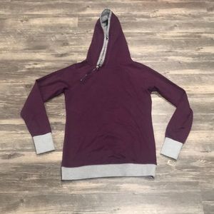 Fownd plum purple sweatshirt hoodie pullover